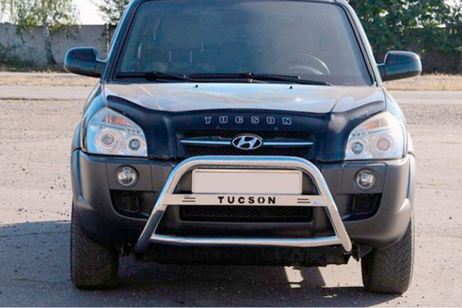 Hyundai Tucson JM 2004– Přední ochranný rám (nerez) WT025 Image