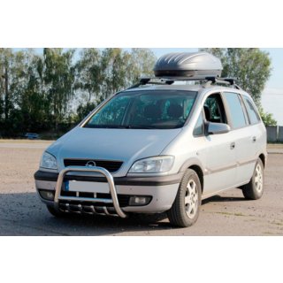 Nerezový přední ochranný rám QT006 Opel Zafira A 1998–2005 fotografie 2