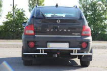 SsangYong Action 2005–2018 Zadní ochranný rám AK005-2 (nerez) fotografie 2