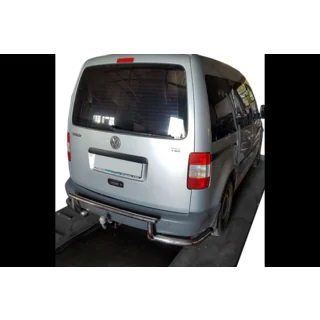 Zadní ochranný rám AK003-3 (2 ks, nerez) Volkswagen Caddy 2004–2010 fotografie 3