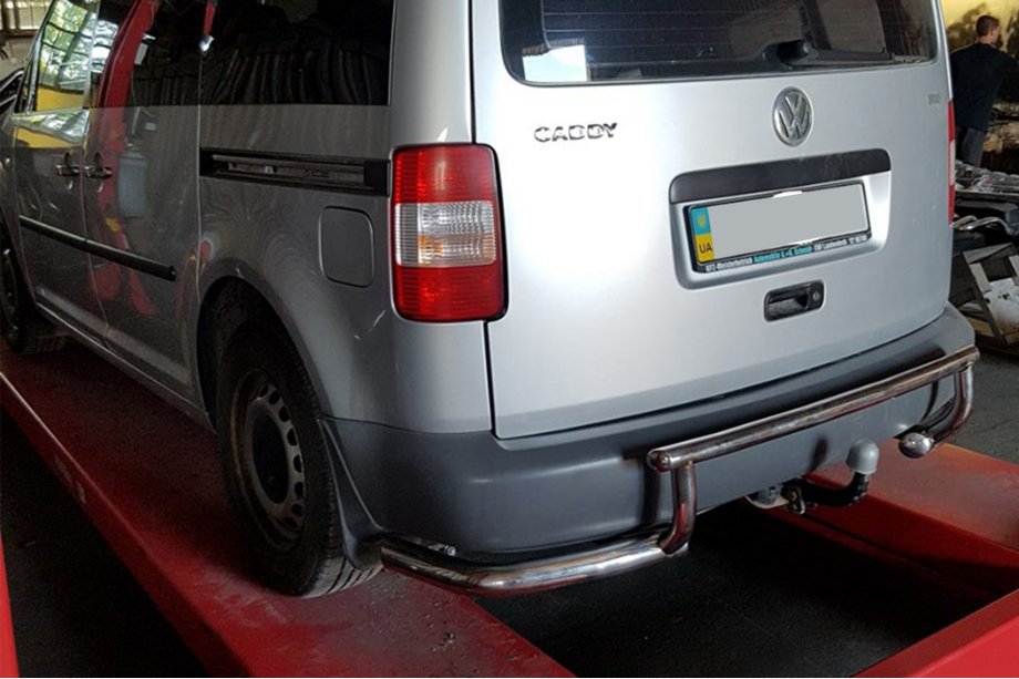 Volkswagen Caddy 2010–2015 Zadní ochranný rám AK003-3 (2 ks, nerez) Image