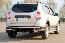 Renault Duster 2008–2017 Zadní ochranný oblouk AK005-Special (nerez) fotografie 3