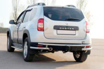 Dacia Duster 2008–2018 Zadní ochranný oblouk AK005-Special (nerez) fotografie 2