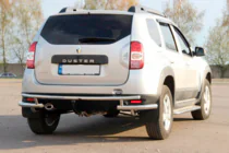 Dacia Duster 2008–2018 Zadní ochranný oblouk AK005-Special (nerez) fotografie 3