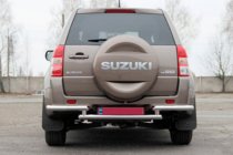 Suzuki Grand Vitara 2005–2017 Zadní ochranný rám AK003-2 (nerez) fotografie 2