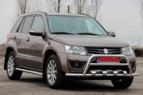 Suzuki Grand Vitara 2005–2017 Přední ochranný rám ST-WT-15 (nerez) fotografie 3