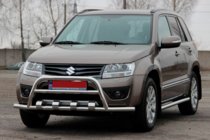 Suzuki Grand Vitara 2005–2017 Přední ochranný rám ST-WT-15 (nerez) fotografie 2