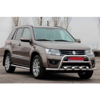 Přední ochranný rám ST-WT-15 (nerez) Suzuki Grand Vitara 2005–2017 fotografie 3
