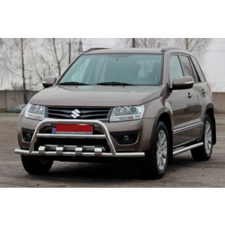 Přední ochranný rám ST-WT-15 (nerez) Suzuki Grand Vitara 2005–2017 fotografie 2