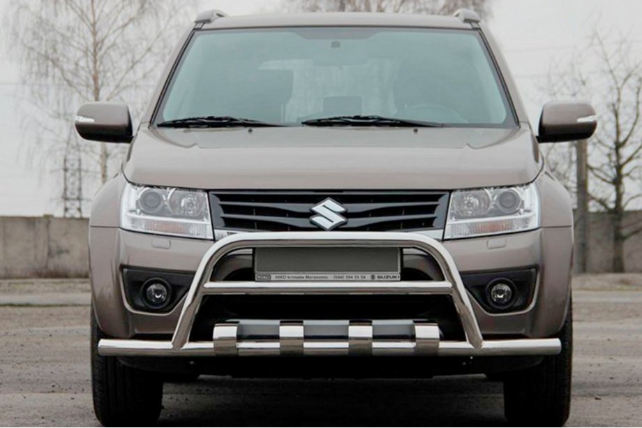 Suzuki Grand Vitara 2005–2017 Přední ochranný rám ST-WT-15 (nerez) Image