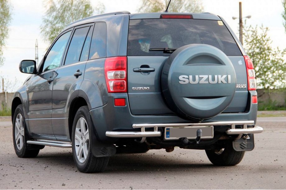 Suzuki Grand Vitara 2005–2017 Zadní ochranný oblouk AK005-3 (nerez) Image