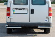 Citroen Jumpy 1996–2007 Zadní dvojité rohy AK003-dvojitý (nerez) fotografie 1