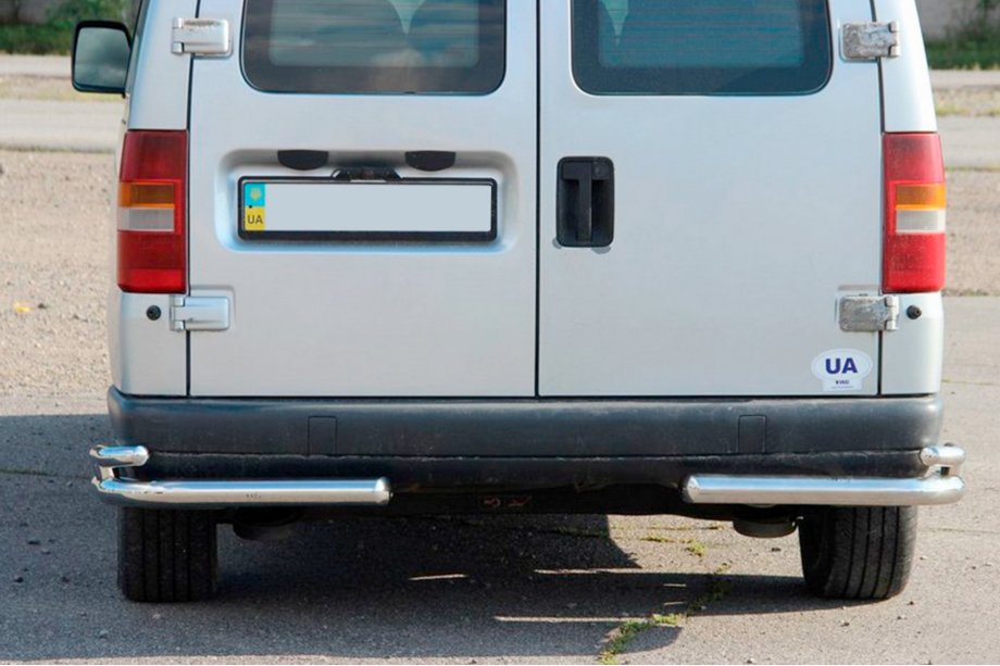 Citroen Jumpy 1996–2007 Zadní dvojité rohy AK003-dvojitý (nerez) Image