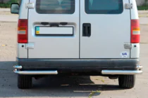 Fiat Scudo 1996–2007 Zadní dvojité rohy AK003-dvojitý (nerez) fotografie 1