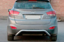 Hyundai IX-35 2010–2015 Zadní ochranný rám AK007 (nerez) fotografie 1