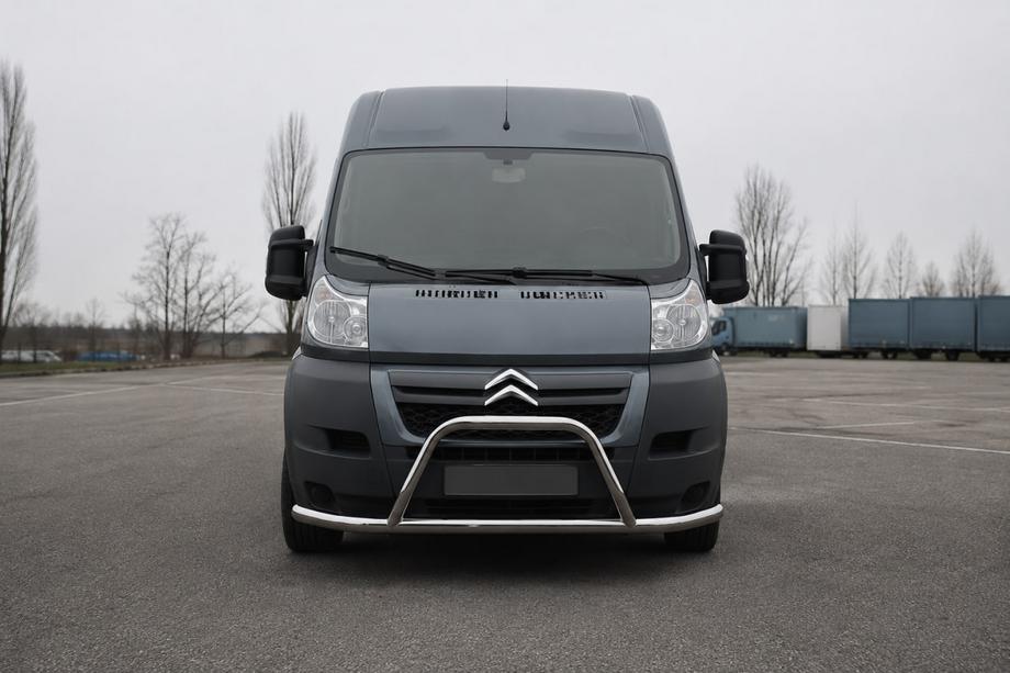 Peugeot Boxer 2006–2025 Přední ochranný rám ST019 (nerez) Image