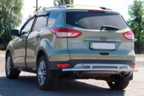 Ford Kuga/Escape 2013–2019 Zadní ochranný rám AK002-2 (nerez) fotografie 3