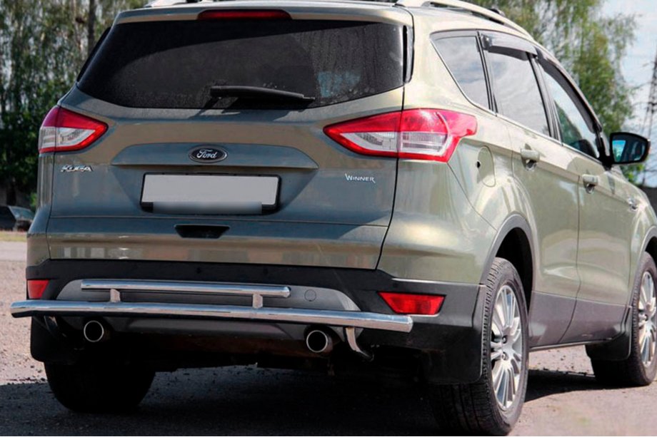 Ford Kuga/Escape 2013–2019 Zadní ochranný rám AK002-2 (nerez) Image