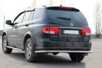 SsangYong Kyron 2005–2014 Zadní ochranný oblouk AK005 (nerez) fotografie 3