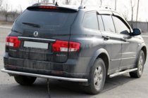 SsangYong Kyron 2005–2014 Zadní ochranný oblouk AK005 (nerez) fotografie 2