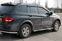SsangYong Kyron 2005–2014 Boční trubky BB002 (2 ks, nerez) fotografie 2