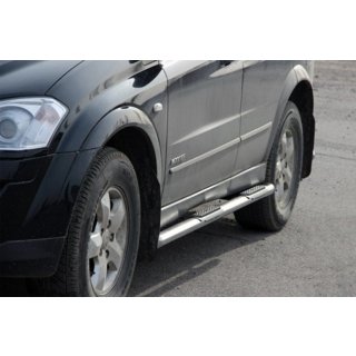Boční trubky BB002 (2 ks, nerez) SsangYong Kyron 2005–2014 fotografie 1