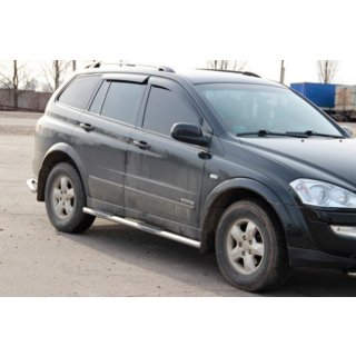 Boční trubky BB002 (2 ks, nerez) SsangYong Kyron 2005–2014 fotografie 3