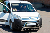 Citroen Berlingo 2008–2018 Přední ochranný rám WT004 (nerez) fotografie 2