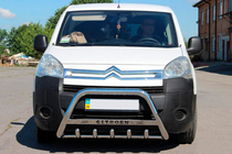 Citroen Berlingo 2008–2018 Přední ochranný rám WT004 (nerez) fotografie 5