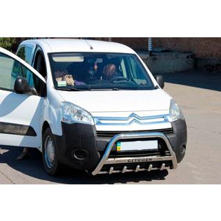 Přední ochranný rám WT004 (nerez) Citroen Berlingo 2008–2018 fotografie 2