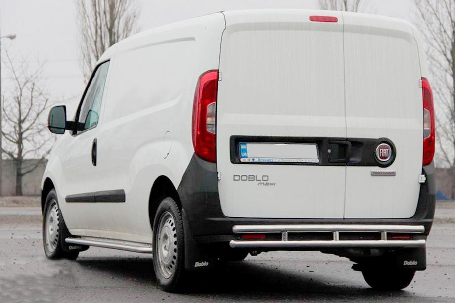 Opel Combo 2012–2018 Zadní ochranný rám AK002/1 – dvojitý (nerez) Image