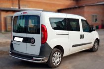 Fiat Doblo II 2010–2022 Zadní nerezový rám AK005/2 – dvojitý fotografie 1