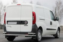 Fiat Doblo II 2010–2022 Zadní nerezový rám AK005/2 – dvojitý fotografie 5