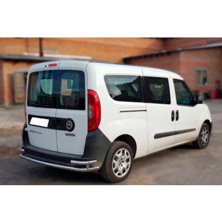 Zadní nerezový rám AK005/2 – dvojitý Fiat Doblo II 2010–2022 fotografie 1