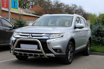 Mitsubishi Outlander 2012–2021 Přední ochranný rám (bull bar) WT003 (nerez) fotografie 4