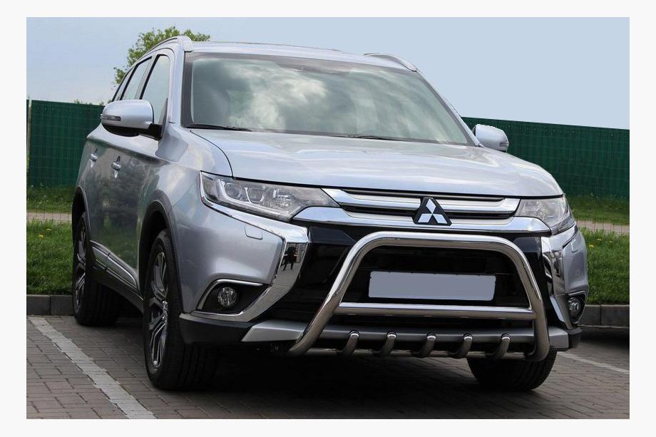 Mitsubishi Outlander 2012–2021 Přední ochranný rám (bull bar) WT003 (nerez) Image