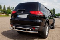 Mitsubishi Pajero Sport 2008–2015 Zadní ochranné oblouky AK002-2 (2 ks, nerez) fotografie 3