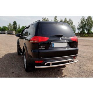 Zadní ochranné oblouky AK002-2 (2 ks, nerez) Mitsubishi Pajero Sport 2008–2015 fotografie 1