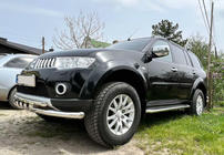 Mitsubishi Pajero Sport 2008–2015 Přední ochranný rám ST015 (nerez) fotografie 2