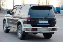 Mitsubishi Pajero Sport 1996–2007 Zadní ochranný rám AK-Special (nerez) fotografie 4