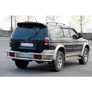 Zadní ochranný rám AK-Special (nerez) Mitsubishi Pajero Sport 1996–2007 fotografie 3