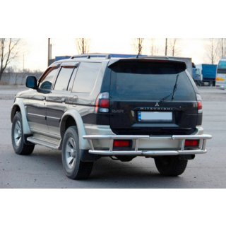 Zadní ochranný rám AK-Special (nerez) Mitsubishi Pajero Sport 1996–2007 fotografie 4