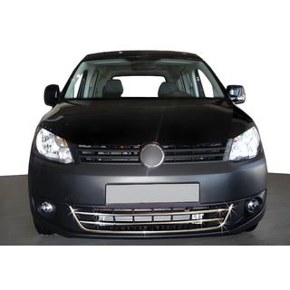 Nerezové lišty na přední nárazník Trend (3 díly) Volkswagen Caddy 2010–2015 fotografie 1