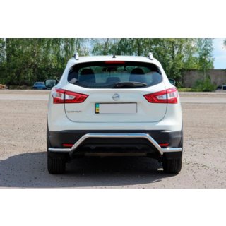 Zadní ochranný oblouk AK007-Plus (nerez) Nissan Qashqai 2014–2021 fotografie 3
