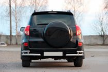 Toyota Rav 4 2006–2013 Zadní rohy AK003-double (2 ks, nerez) fotografie 2