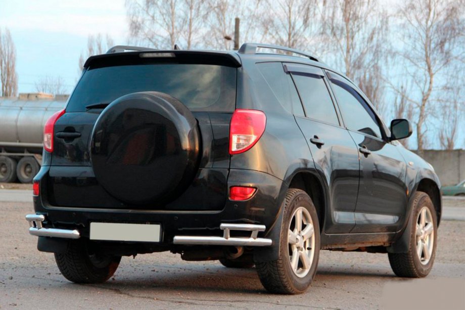 Toyota Rav 4 2006–2013 Zadní rohy AK003-double (2 ks, nerez) Image