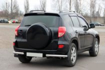 Toyota Rav 4 2006–2013 Zadní rohy AK003 (2 ks, nerez) fotografie 3
