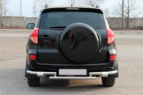 Toyota Rav 4 2006–2013 Zadní ochranný rám AK005-2 (2 ks, nerez) fotografie 2