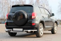 Toyota Rav 4 2006–2013 Zadní ochranný rám AK005-2 (2 ks, nerez) fotografie 3