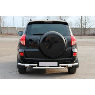 Zadní ochranný rám AK005-2 (2 ks, nerez) Toyota Rav 4 2006–2013 fotografie 2